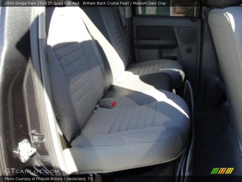 Brilliant Black Crystal Pearl / Medium Slate Gray 2009 Dodge Ram 2500 ST Quad Cab 4x4