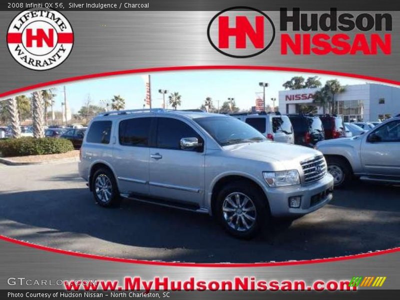 Silver Indulgence / Charcoal 2008 Infiniti QX 56