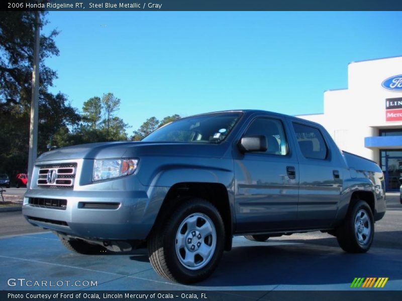 Steel Blue Metallic / Gray 2006 Honda Ridgeline RT