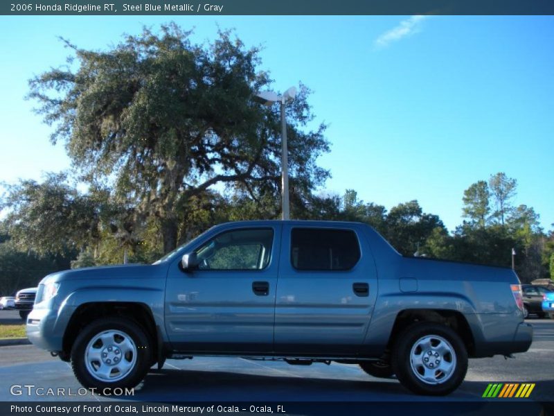 Steel Blue Metallic / Gray 2006 Honda Ridgeline RT