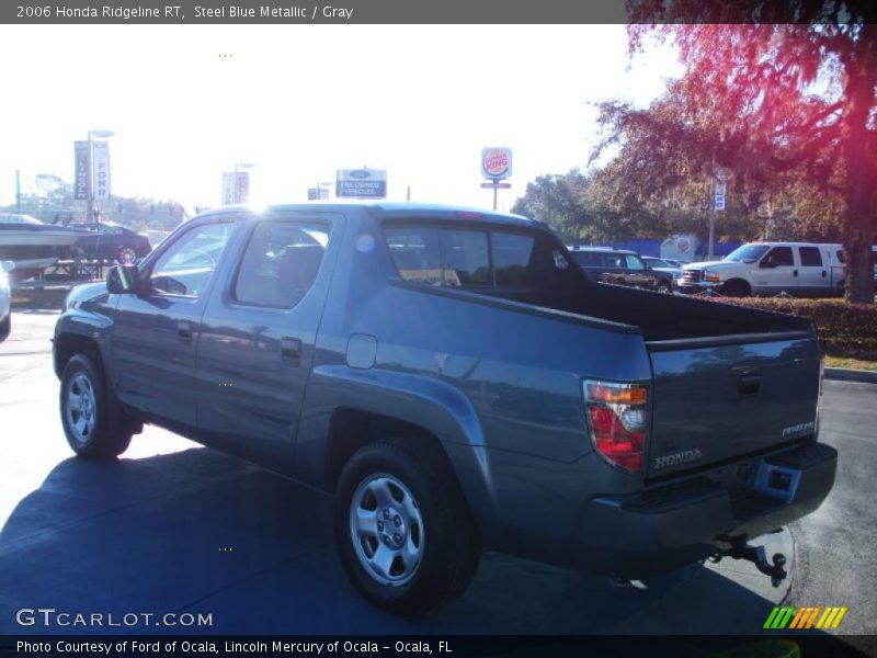 Steel Blue Metallic / Gray 2006 Honda Ridgeline RT
