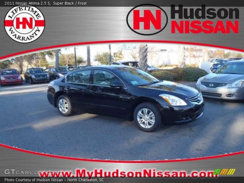 Super Black / Frost 2011 Nissan Altima 2.5 S