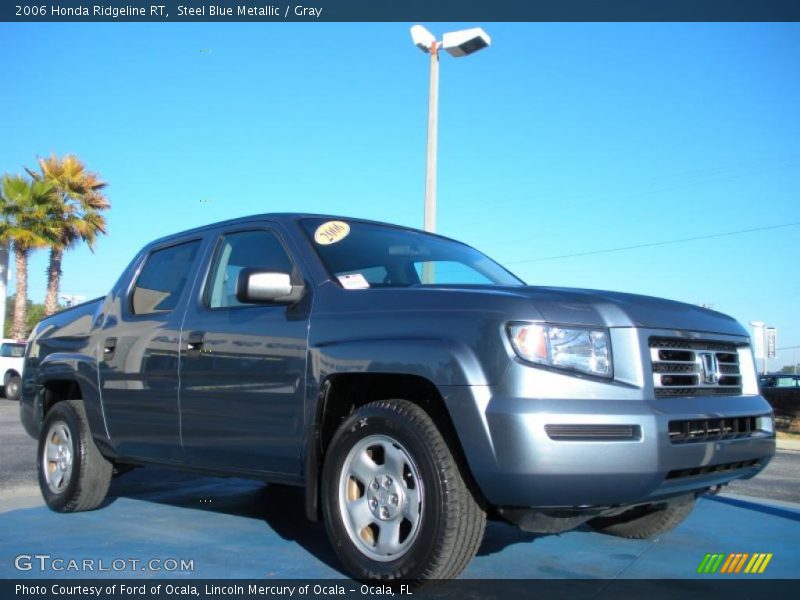 Steel Blue Metallic / Gray 2006 Honda Ridgeline RT