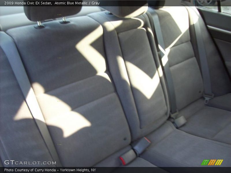 Atomic Blue Metallic / Gray 2009 Honda Civic EX Sedan