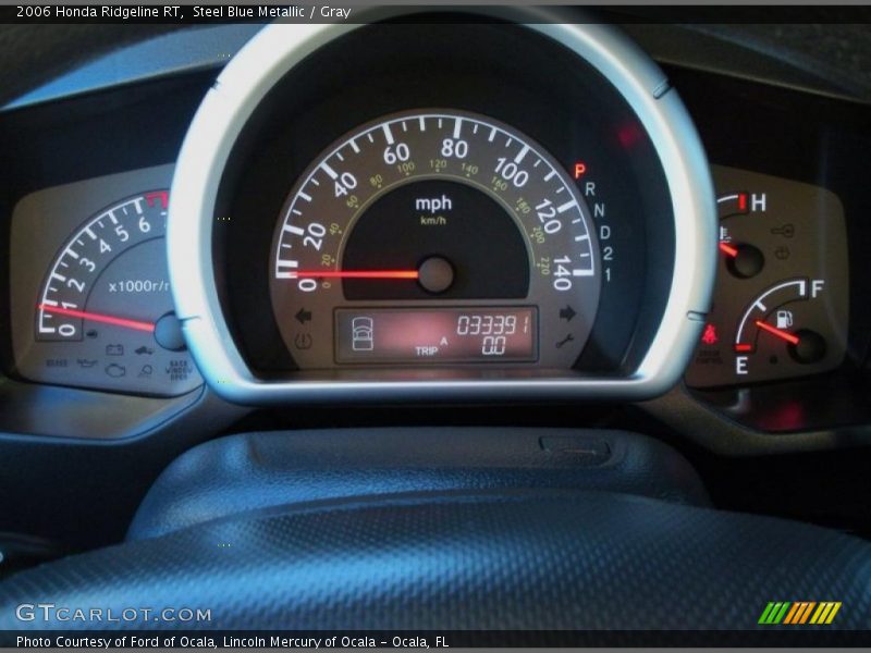 Steel Blue Metallic / Gray 2006 Honda Ridgeline RT