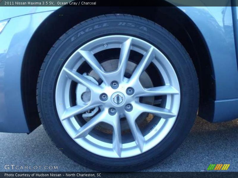 Ocean Gray / Charcoal 2011 Nissan Maxima 3.5 SV