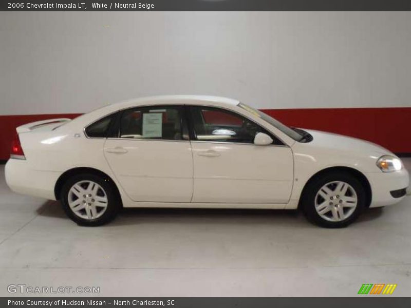 White / Neutral Beige 2006 Chevrolet Impala LT