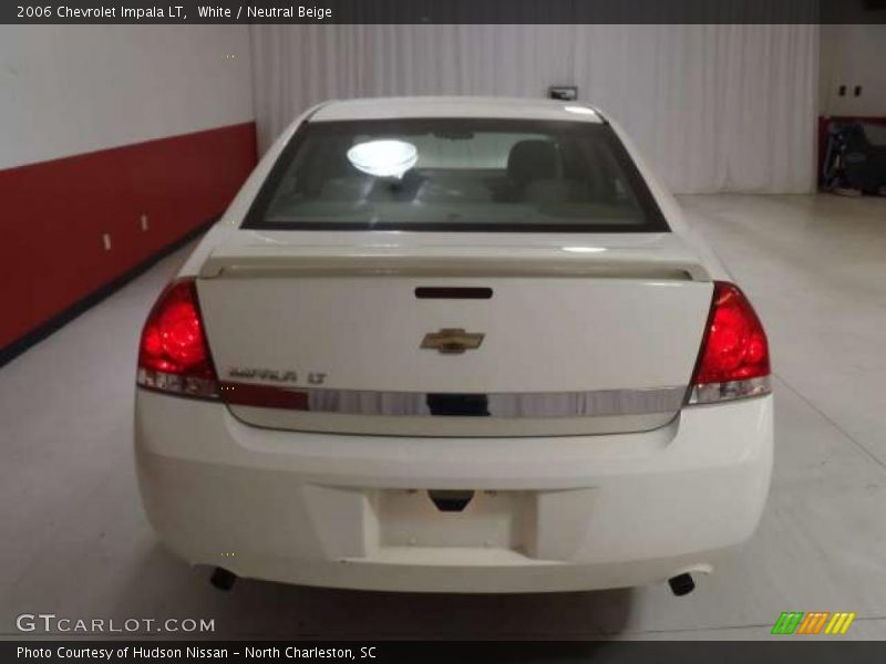 White / Neutral Beige 2006 Chevrolet Impala LT