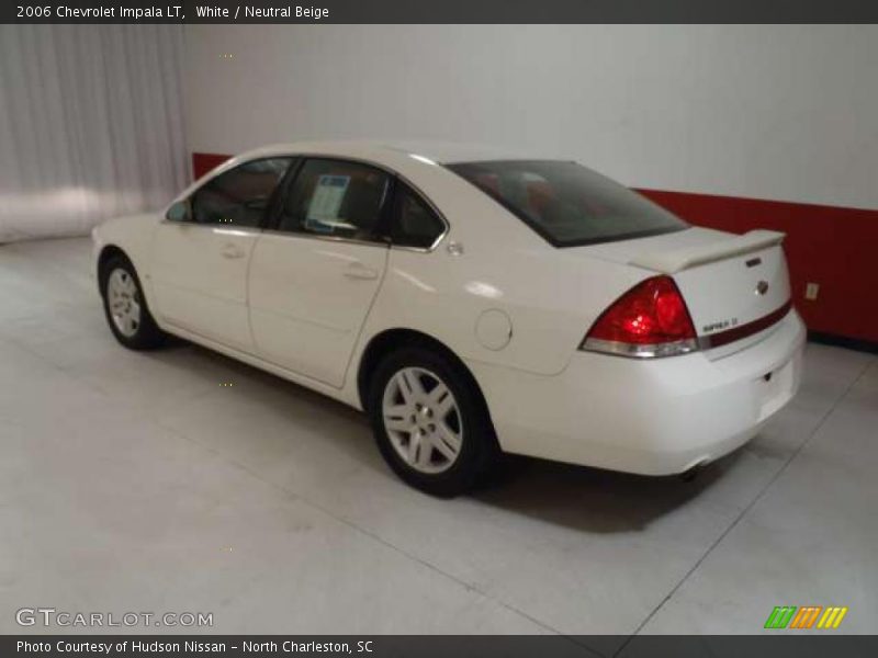 White / Neutral Beige 2006 Chevrolet Impala LT