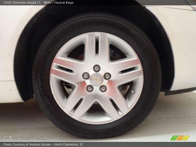 White / Neutral Beige 2006 Chevrolet Impala LT