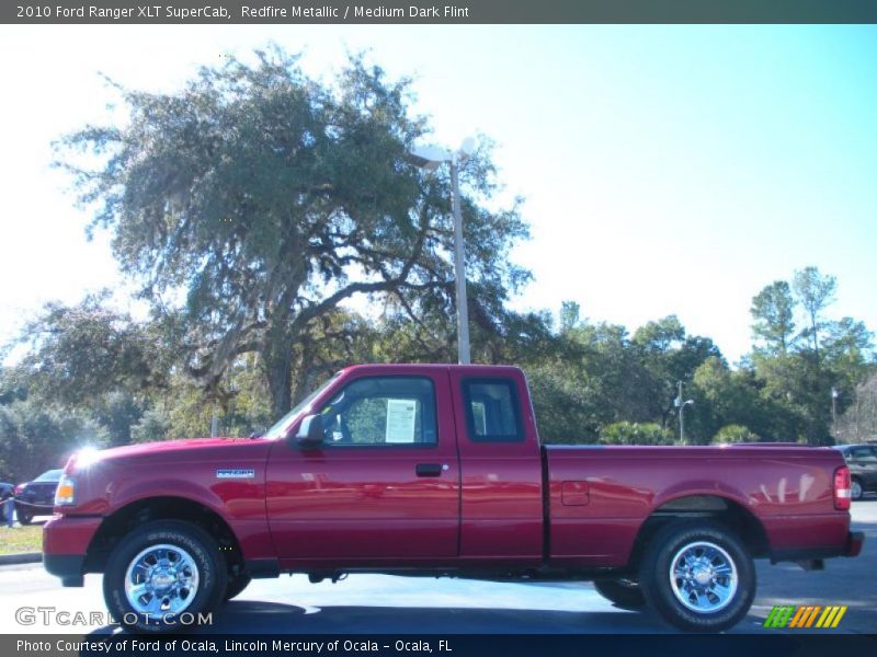 Redfire Metallic / Medium Dark Flint 2010 Ford Ranger XLT SuperCab
