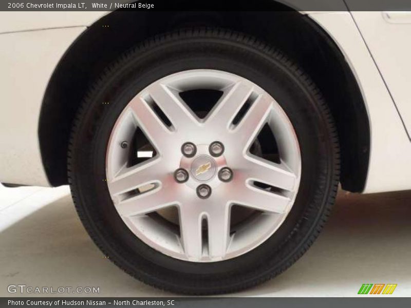 White / Neutral Beige 2006 Chevrolet Impala LT