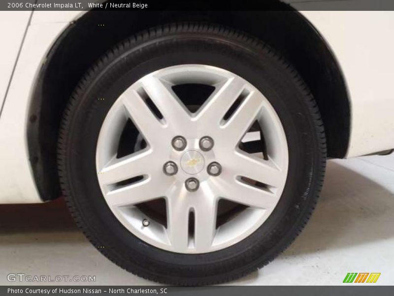 White / Neutral Beige 2006 Chevrolet Impala LT