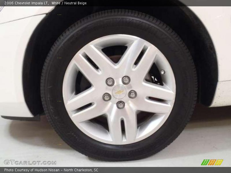 White / Neutral Beige 2006 Chevrolet Impala LT
