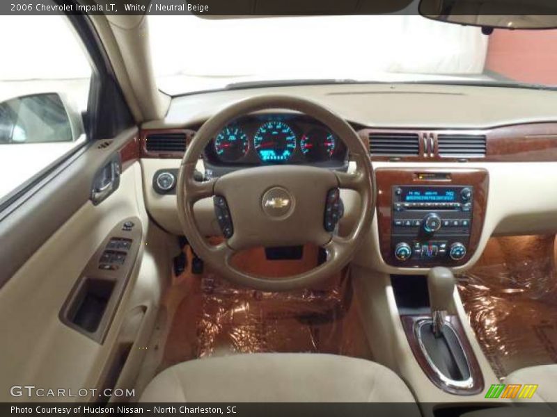 White / Neutral Beige 2006 Chevrolet Impala LT