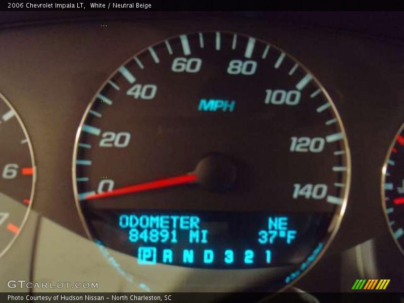 White / Neutral Beige 2006 Chevrolet Impala LT