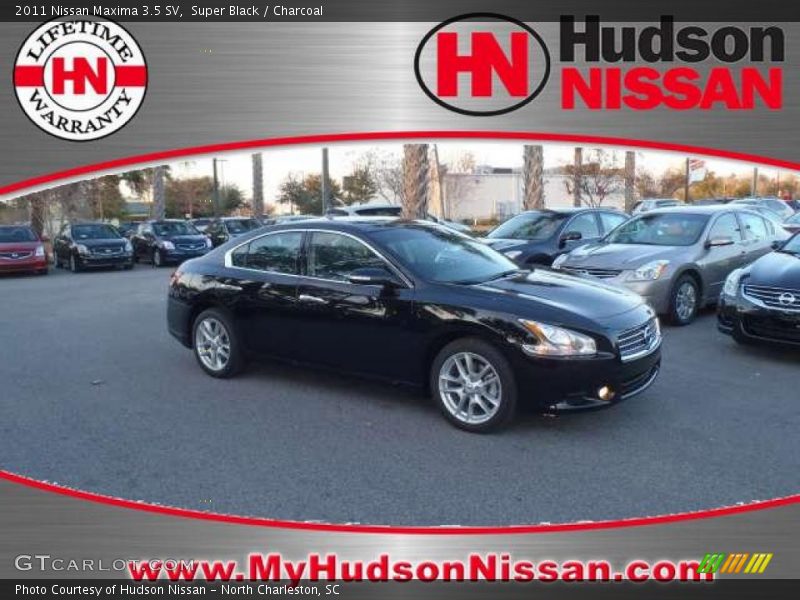 Super Black / Charcoal 2011 Nissan Maxima 3.5 SV
