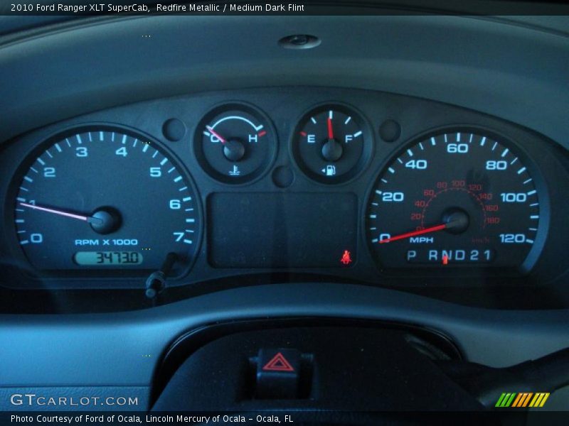 Redfire Metallic / Medium Dark Flint 2010 Ford Ranger XLT SuperCab