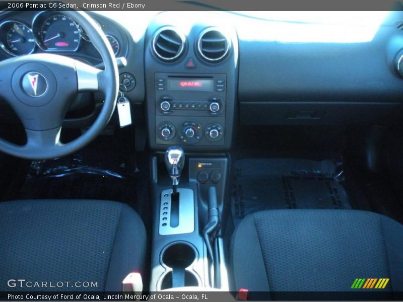 Crimson Red / Ebony 2006 Pontiac G6 Sedan