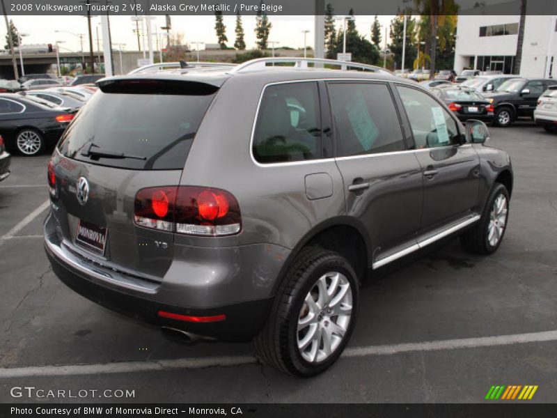 Alaska Grey Metallic / Pure Beige 2008 Volkswagen Touareg 2 V8