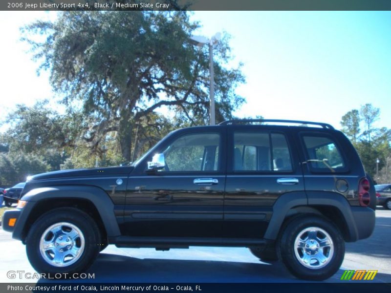 Black / Medium Slate Gray 2006 Jeep Liberty Sport 4x4