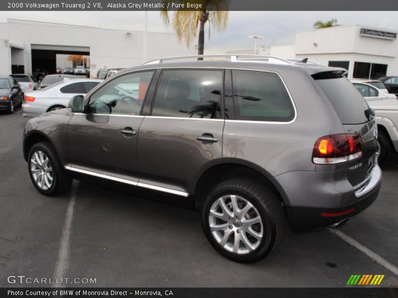 Alaska Grey Metallic / Pure Beige 2008 Volkswagen Touareg 2 V8