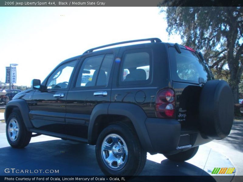 Black / Medium Slate Gray 2006 Jeep Liberty Sport 4x4