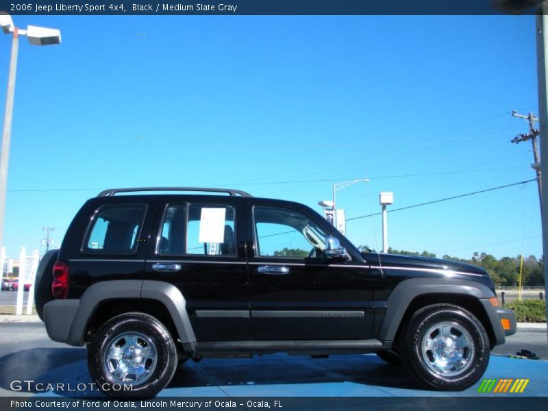 Black / Medium Slate Gray 2006 Jeep Liberty Sport 4x4