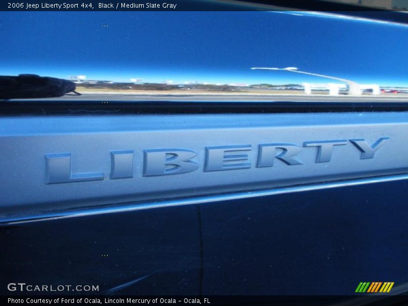 Black / Medium Slate Gray 2006 Jeep Liberty Sport 4x4