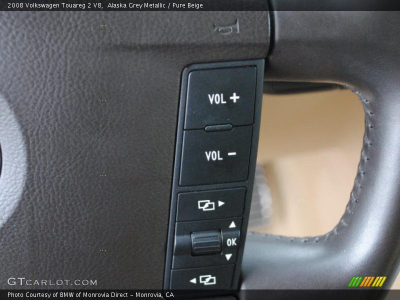 Alaska Grey Metallic / Pure Beige 2008 Volkswagen Touareg 2 V8