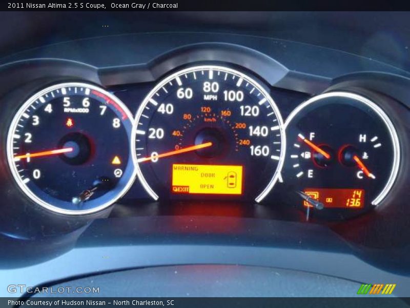 Ocean Gray / Charcoal 2011 Nissan Altima 2.5 S Coupe