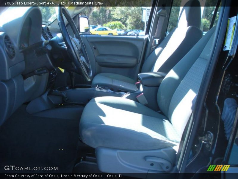 Black / Medium Slate Gray 2006 Jeep Liberty Sport 4x4
