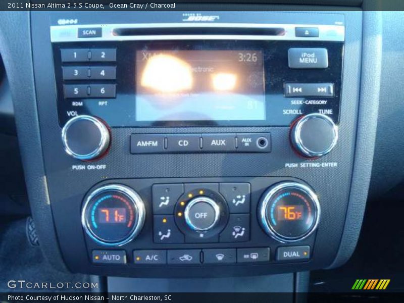 Ocean Gray / Charcoal 2011 Nissan Altima 2.5 S Coupe