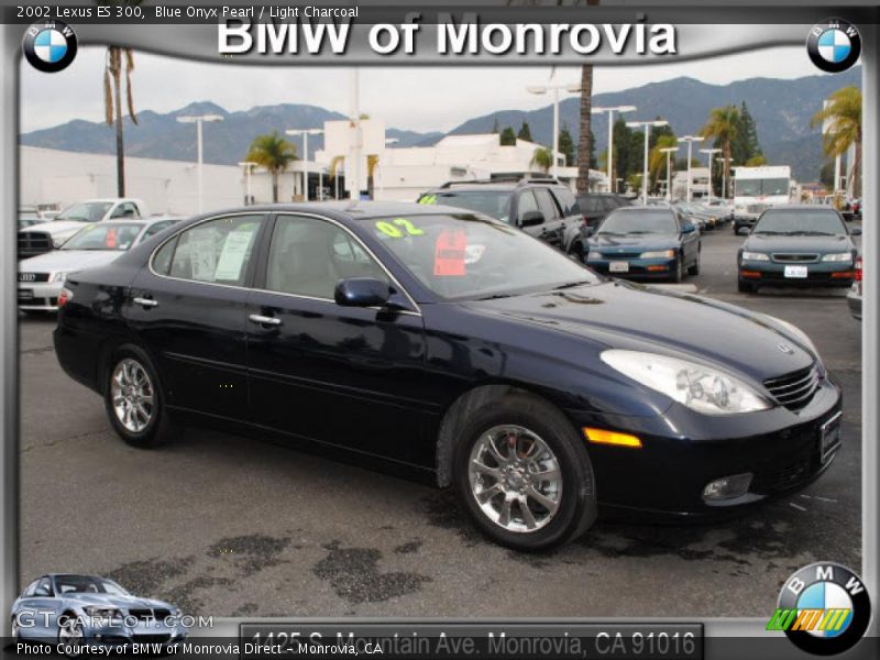 Blue Onyx Pearl / Light Charcoal 2002 Lexus ES 300