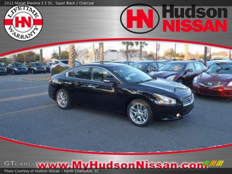 Super Black / Charcoal 2011 Nissan Maxima 3.5 SV