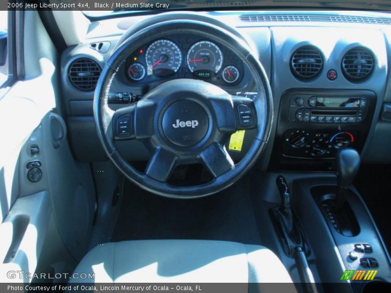 Black / Medium Slate Gray 2006 Jeep Liberty Sport 4x4