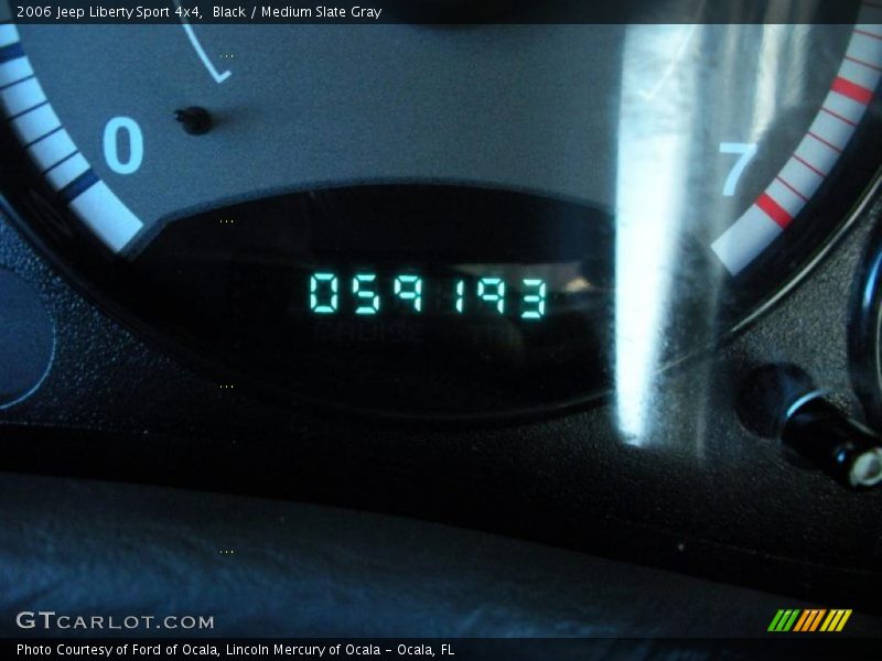 Black / Medium Slate Gray 2006 Jeep Liberty Sport 4x4