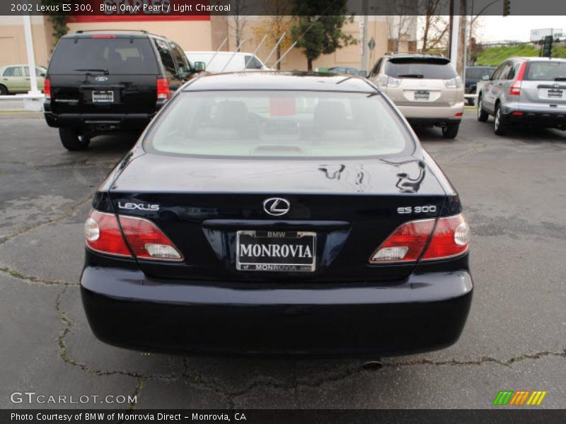 Blue Onyx Pearl / Light Charcoal 2002 Lexus ES 300