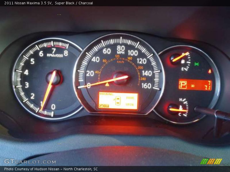 Super Black / Charcoal 2011 Nissan Maxima 3.5 SV