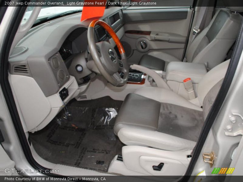 Light Graystone Pearl / Dark Khaki/Light Graystone 2007 Jeep Commander Overland