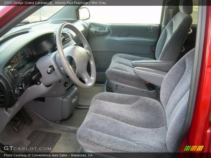  2000 Grand Caravan LE Mist Gray Interior