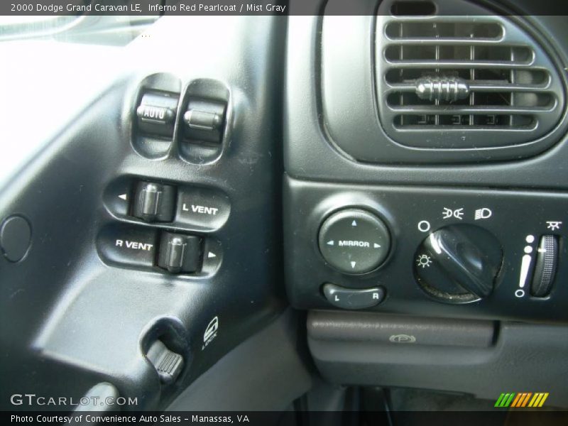 Controls of 2000 Grand Caravan LE