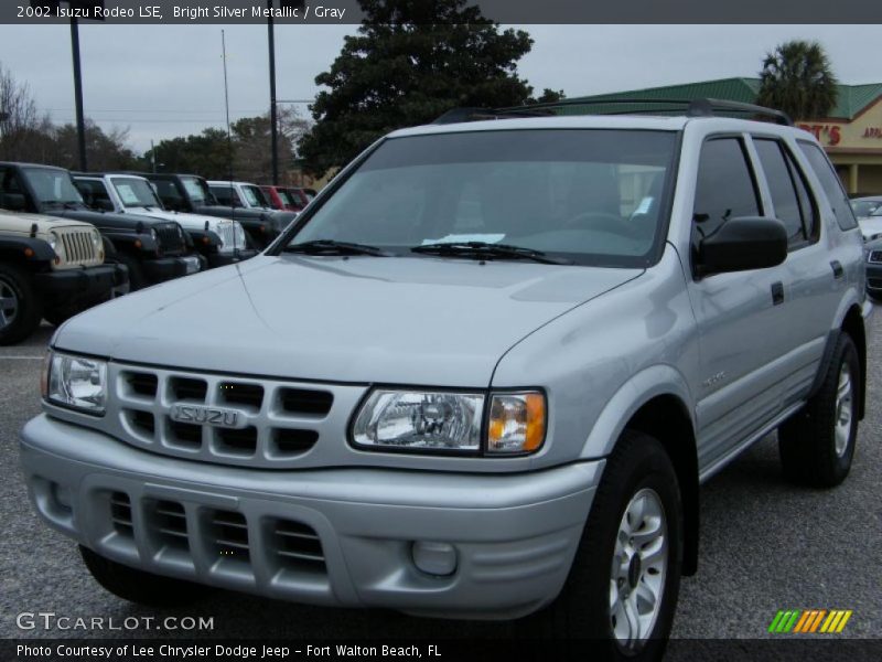 Bright Silver Metallic / Gray 2002 Isuzu Rodeo LSE