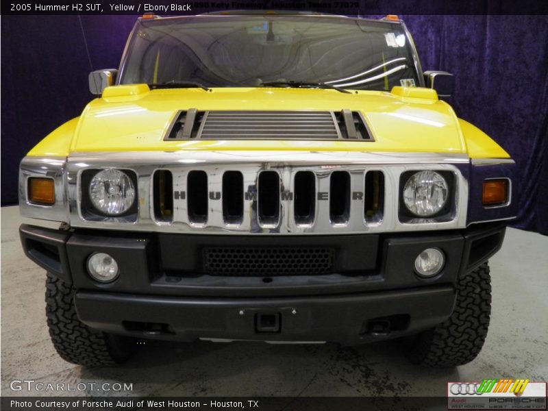 Yellow / Ebony Black 2005 Hummer H2 SUT
