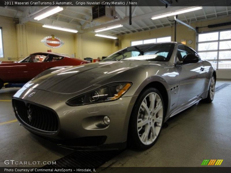 Grigio Nuvolari (Grey Metallic) / Nero 2011 Maserati GranTurismo S Automatic