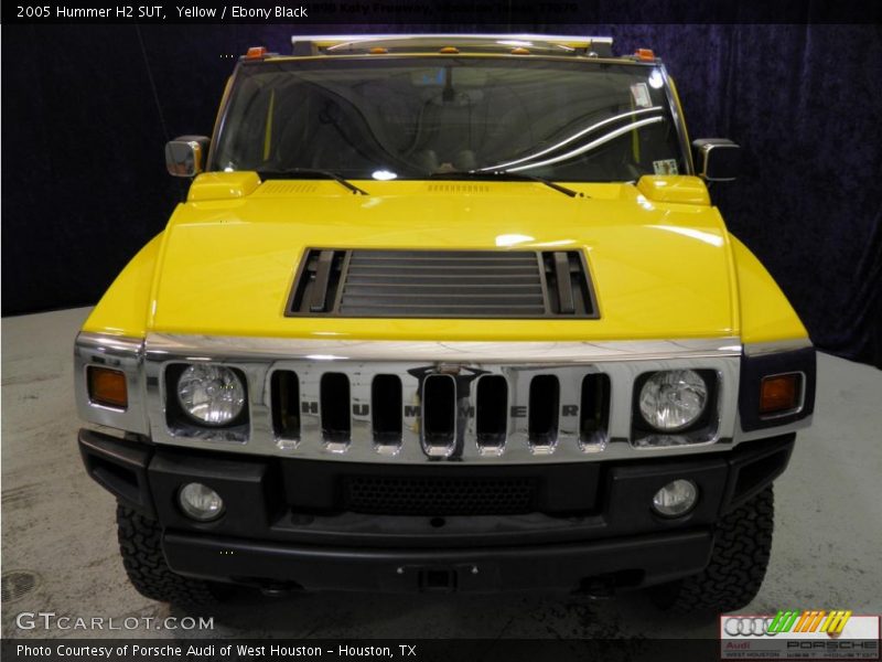 Yellow / Ebony Black 2005 Hummer H2 SUT