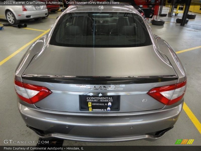 Grigio Nuvolari (Grey Metallic) / Nero 2011 Maserati GranTurismo S Automatic