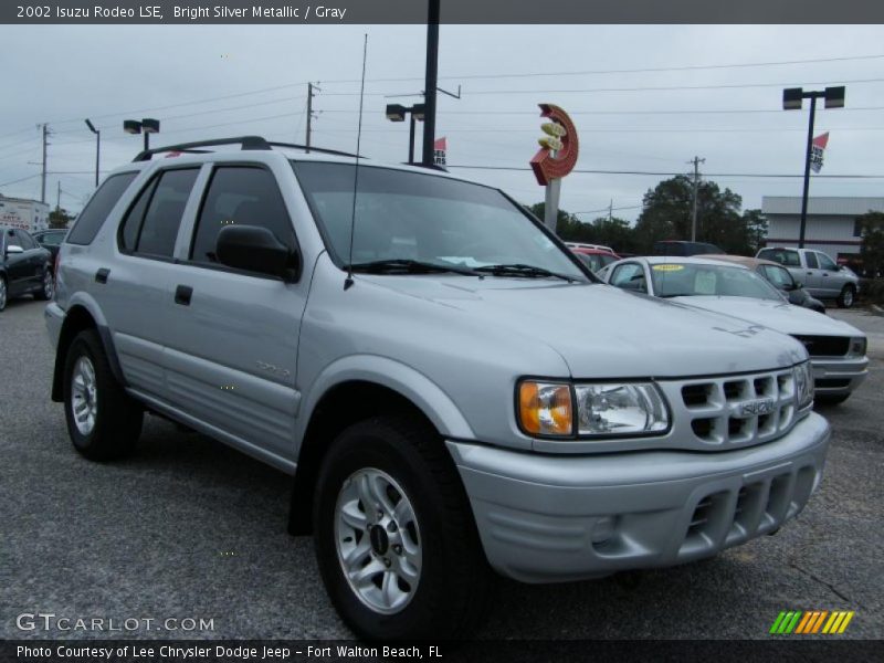 Bright Silver Metallic / Gray 2002 Isuzu Rodeo LSE