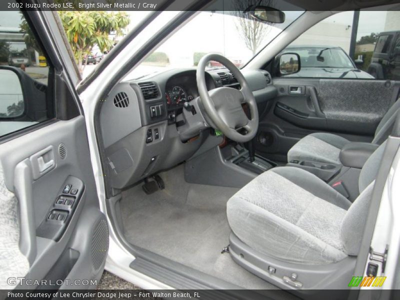  2002 Rodeo LSE Gray Interior
