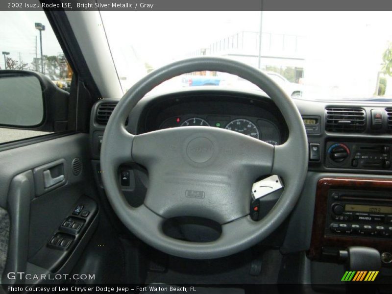 Bright Silver Metallic / Gray 2002 Isuzu Rodeo LSE